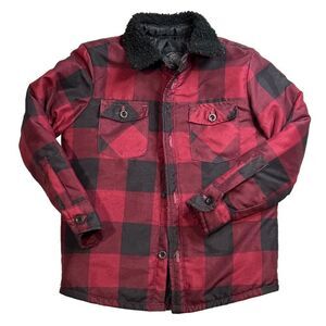Buffalo By David Bitton Red Plaid Quilted Jacket 4T